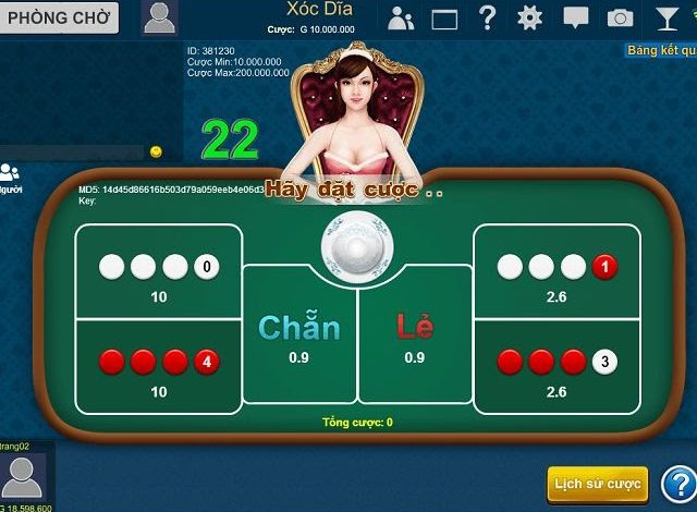 Top nhà cái uy tín để chơi xóc đĩa